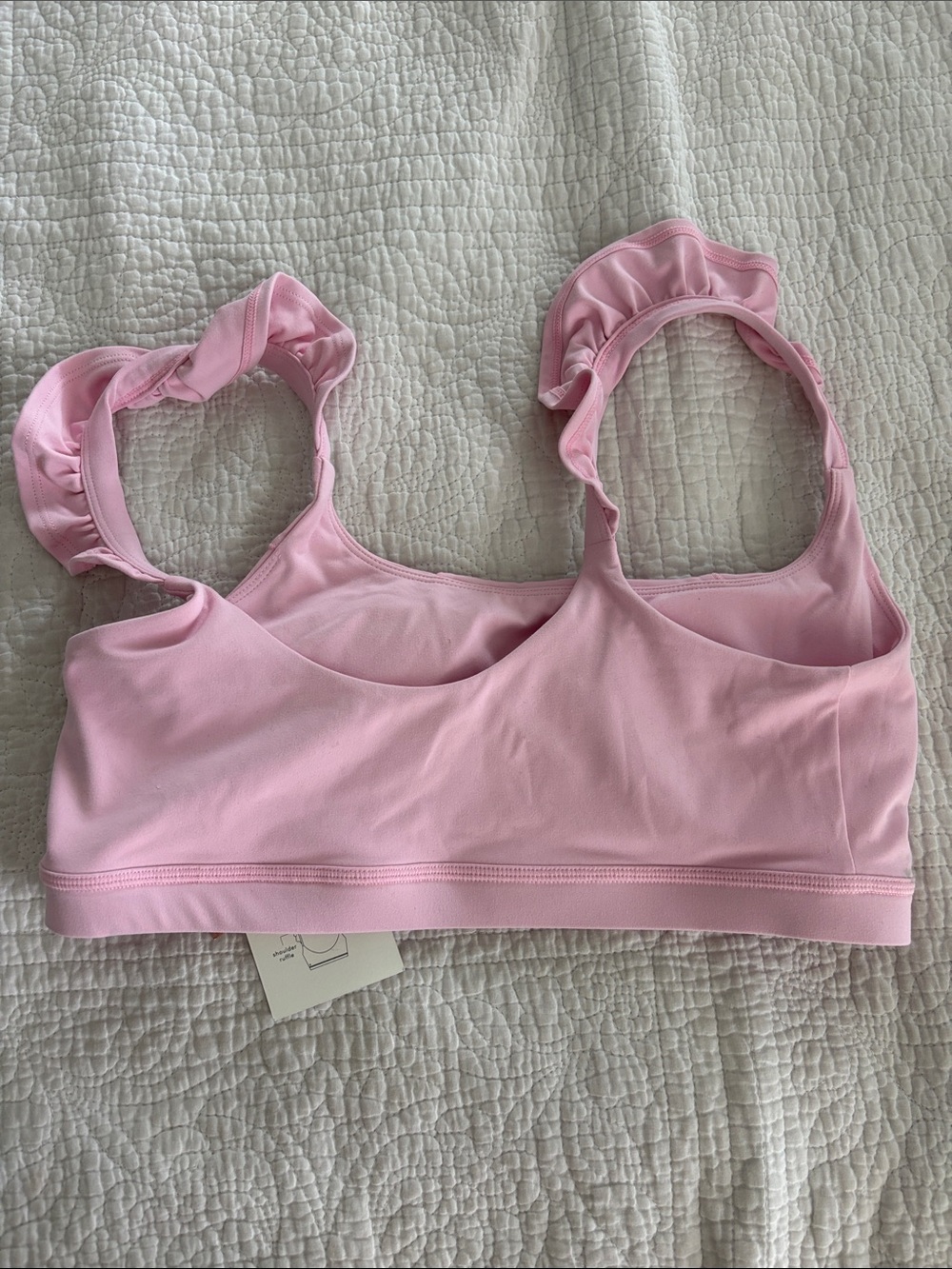 Pink Ruffle Corset Bra Blogilates - Picture 4 of 4